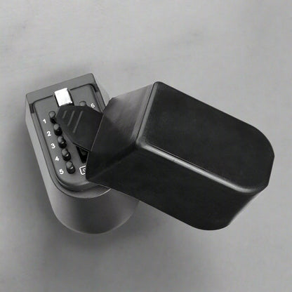 KS10 Keyless Combination Lockbox – Gray and Black Wall-Mounted Key Storage with 4-Digit Code