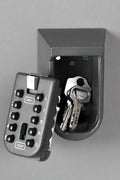 KS10 Keyless Combination Lockbox – Gray and Black Wall-Mounted Key Storage with 4-Digit Code