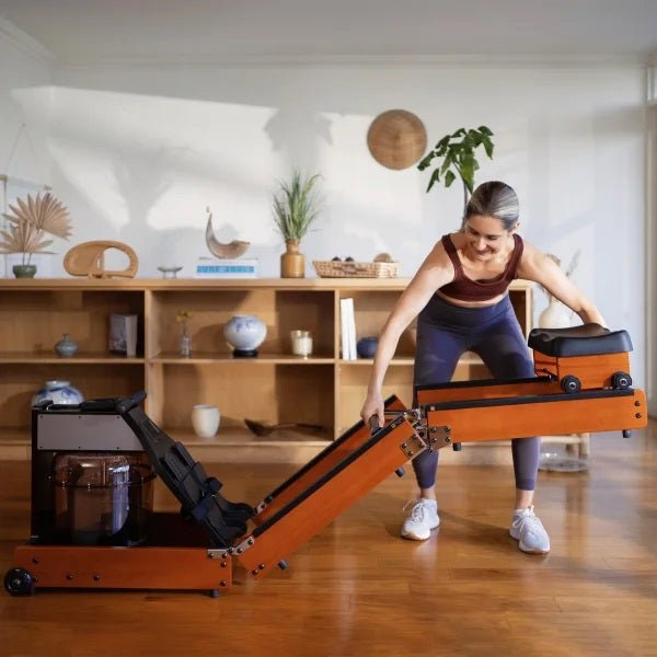 New Kingsmith Tri-Fold Water Rower – Natural Resistance & Fully Assemb ...