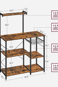 New Kitchen Baker���s Rack with Microwave Stand ��� Storage Shelves & Wire Basket Organizer KKS35X - with | Sold by Uncle Wiener