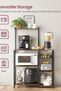 New Kitchen Baker���s Rack with Microwave Stand ��� Storage Shelves & Wire Basket Organizer KKS35X - with | Sold by Uncle Wiener