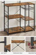 New Kitchen Baker���s Rack with Microwave Stand ��� Storage Shelves & Wire Basket Organizer KKS35X - with | Sold by Uncle Wiener