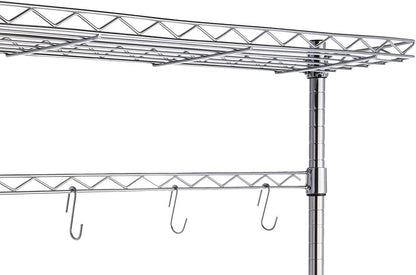 New Kitchen Storage Baker’s Rack with Table – Microwave Stand & Utility Shelf Organizer 7251244 - with | Sold by Uncle Wiener's Wholesale