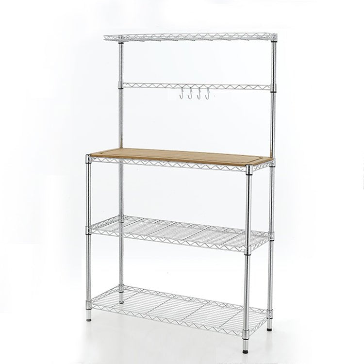 New Kitchen Storage Baker’s Rack with Table – Microwave Stand & Utility Shelf Organizer 7251244 - with | Sold by Uncle Wiener's Wholesale