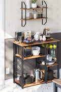 New Kitchen Storage Rack – Microwave Oven Stand with Shelves for Countertop Appliances & Utensils KKS90X - with | Sold by Uncle Wiener's Wholesale
