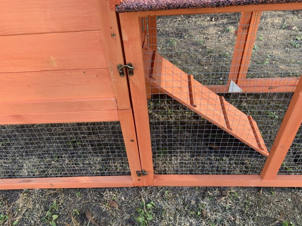 New Large 2 - Tier Wooden Chicken Coop & Rabbit Hutch – Outdoor Pet House with Run & Nesting Box RH1063 - with | Sold by Uncle Wiener's Wholesale