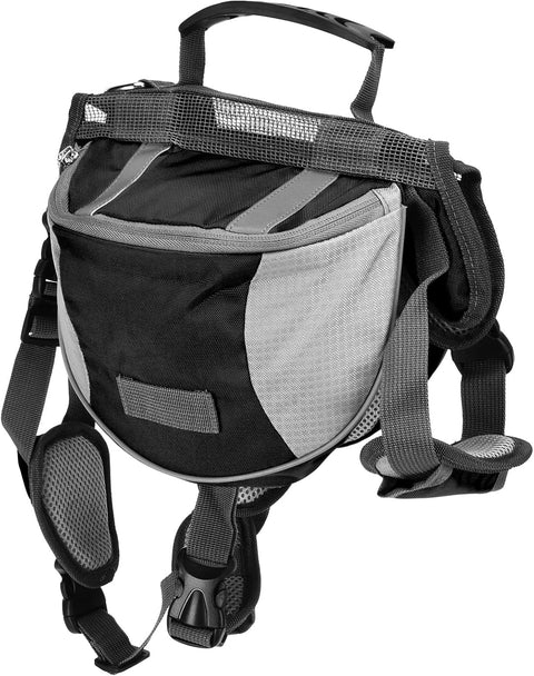 New Large Reflective Oxford Cloth Pet Saddle Bag – Durable Dog Backpack with Safety Strips JGP004A - with | Sold by Uncle Wiener's Wholesale