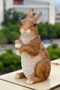 Large Garden Rabbit Statue - Brown Resin

Eco-Friendly Rabbit Sculpture for Outdoor Decor

Close-Up of Resin Rabbit Garden Ornament

Realistic Animal Statue for Lawn and Patio