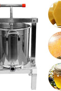 New Large Stainless Steel Honey & Fruit Wine Press Machine – Manual Juice Extractor for Winemaking & Beekeeping 417ZT05 - with | Sold by Uncle Wiener's Wholesale