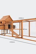 NEW LARGE WOODEN CHICKEN COOP WITH RUN & NESTING BOX – SPACIOUS, DURABLE OUTDOOR SHELTER FOR CHICKENS - with | Sold by Uncle Wiener's Wholesale
