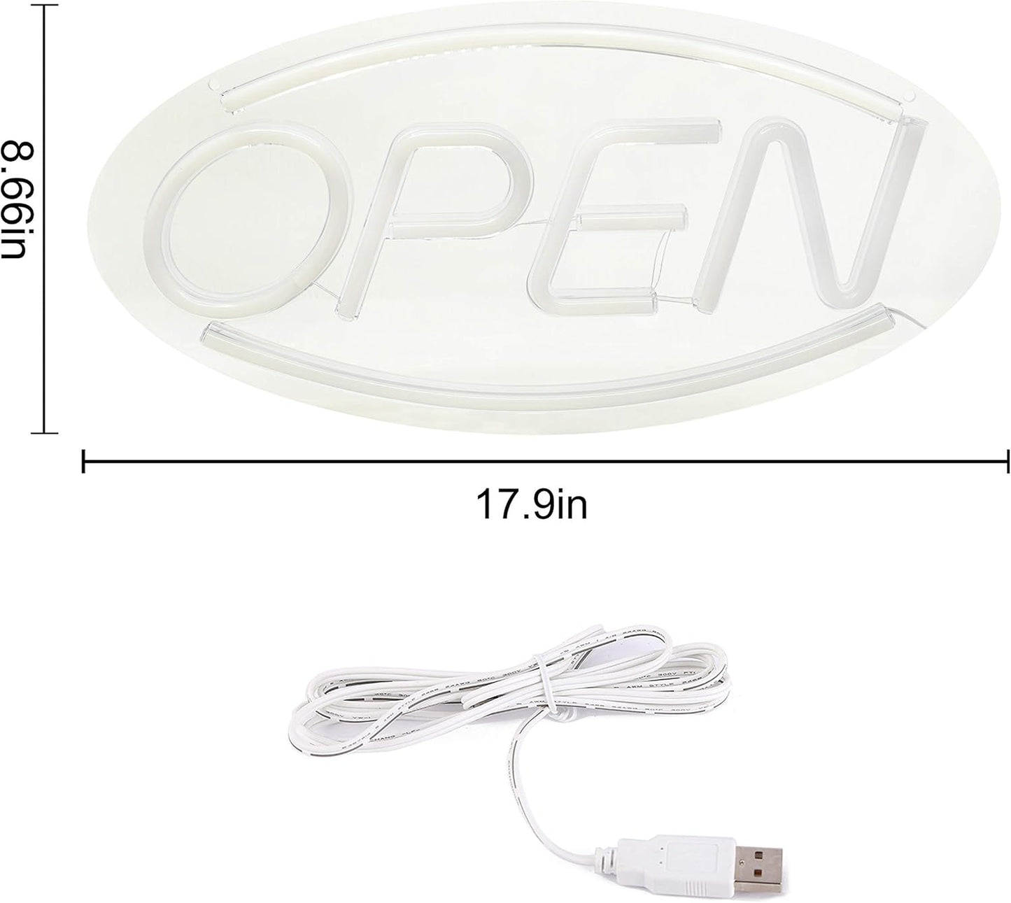 “Red and blue LED open neon sign on bedroom wall”

“Decorative LED open light sign glowing in dark room”

“Compact wall-mount LED open sign for stores or home use”