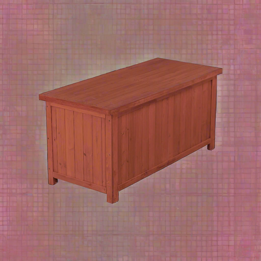 Leisure Season Wooden Deck Storage Box - Front View

Outdoor Wooden Patio Storage Bench - Leisure Season DB4820

Weatherproof Wooden Garden Storage Chest

Wooden Deck Storage Box with Lift-Up Lid

Patio Storage and Seating Box for Garden Tools and Accessories