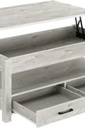 New Lift Top Coffee Table with Storage – Gray or White Modern Wood Table for Living Room - with Gray | Sold by Uncle Wiener's Wholesale