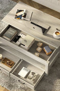 New Lift Top Coffee Table with Storage – Gray or White Modern Wood Table for Living Room - with Gray | Sold by Uncle Wiener's Wholesale