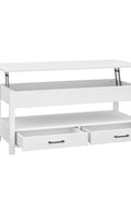 New Lift Top Coffee Table with Storage – Gray or White Modern Wood Table for Living Room - with White | Sold by Uncle Wiener's Wholesale