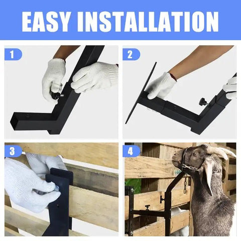New Livestock Steel Gate Attachment Nose Loop Headpiece – Durable Animal Restraint Tool S1230 - with | Sold by Uncle Wiener's Wholesale