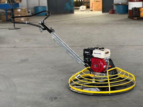 New Loncin Concrete Power Trowel – Gas - Powered Walk - Behind Finishing Machine for Smooth Concrete Surfaces S100 - with | Sold by Uncle Wiener's Wholesale