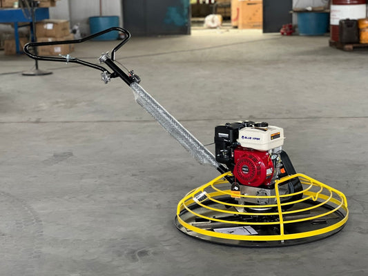 New Loncin Concrete Power Trowel – Gas - Powered Walk - Behind Finishing Machine for Smooth Concrete Surfaces S100 - with | Sold by Uncle Wiener's Wholesale