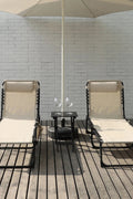 Beige Reclining Chaise Lounge Chair – Outdoor Setup
Foldable Sun Lounger with Adjustable Backrest – Side View
Patio Chaise Lounge Chair with Pillow – Front Angle
Folded Outdoor Lounger Chair – Storage-Friendly
Lightweight Recliner Chair for Garden or Balcony