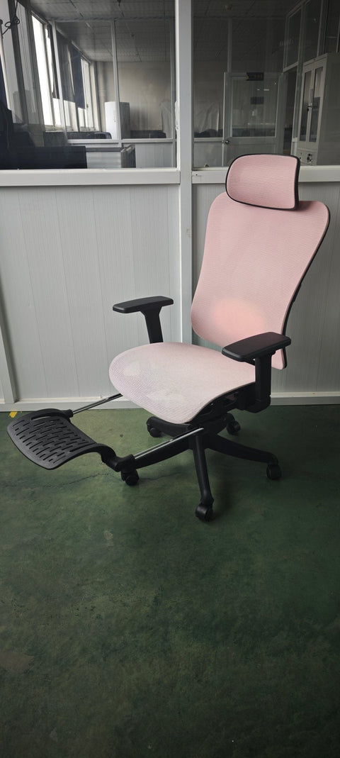 “Ergonomic mesh office gaming chair in black with lumbar support”

“Gray and white lumbar support office chair with wheels”

“Black and pink ergonomic chair with mesh backrest”

“Adjustable office chair for gaming and work with 360 swivel”

“Mesh back and padded seat office chair in black color”