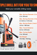 Heavy-duty magnetic drill press with 50mm capacity
1550W mag drill for industrial metalworking
Electric drill press with magnetic base and adjustable speed
Portable orange mag drill with 1550W motor
Metal fabrication drill with 50mm cutting capacity