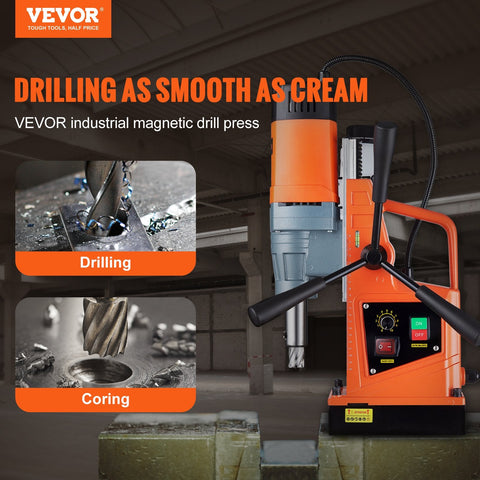 Heavy-duty magnetic drill press with 50mm capacity
1550W mag drill for industrial metalworking
Electric drill press with magnetic base and adjustable speed
Portable orange mag drill with 1550W motor
Metal fabrication drill with 50mm cutting capacity