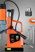 Heavy-duty magnetic drill press with 50mm capacity
1550W mag drill for industrial metalworking
Electric drill press with magnetic base and adjustable speed
Portable orange mag drill with 1550W motor
Metal fabrication drill with 50mm cutting capacity