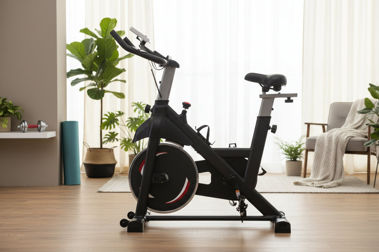 New Magnetic Resistance Spin Bike – Indoor Cycling Exercise Bike for Home Fitness RMSP301 - with | Sold by Uncle Wiener's Wholesale