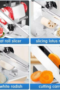 New Manual Meat Slicer & Cutter – Effortless Precision Slicing for Deli, Frozen Meat, and Veggies S1311 - with | Sold by Uncle Wiener's Wholesale