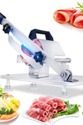 New Manual Meat Slicer & Cutter – Effortless Precision Slicing for Deli, Frozen Meat, and Veggies S1311 - with | Sold by Uncle Wiener's Wholesale