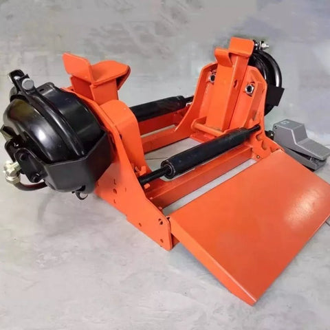 Heavy-duty manual floor jack for truck tires

ATG225 pneumatic low profile tire changer in workshop

Tire changer lift for tubeless truck tires 16 to 22.5 inches

Orange floor jack with semi-automatic function

Rolling tire lift jack for heavy-duty vehicles