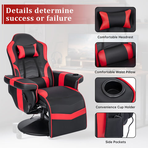 NEW Massage Gaming Chair Recliner – 8 - Mode Adjustable E - Sports Lounger Model AMGLC865M - with | Sold by Uncle Wiener's Wholesale