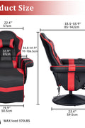 NEW Massage Gaming Chair Recliner – 8 - Mode Adjustable E - Sports Lounger Model AMGLC865M - with | Sold by Uncle Wiener's Wholesale