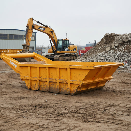 Heavy-Duty Material Hopper – Steel Skip Bin for Construction – 5 to 12 Yard
