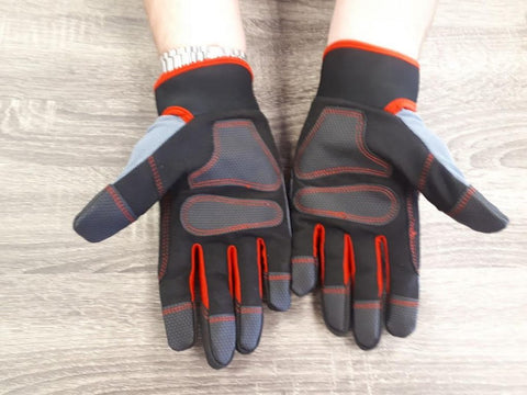 New Mechanic Gloves with Knuckle Protection – Durable & Impact - Resistant Work Gloves - with XL | Sold by Uncle Wiener's Wholesale