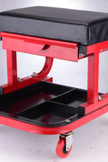 New Mechanic's Padded Creeper Work Stool with Drawer – Rolling Garage Seat with Storage & Casters S1246 - with | Sold by Uncle Wiener's Wholesale