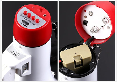 New Megaphone Professional with Detachable Mic |ML18 - with | Sold by Uncle Wiener's Wholesale