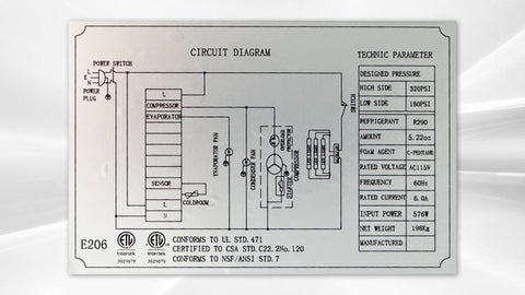 “Siebel G258BMF 2-door black commercial fridge with glass display”

“Interior of LED-lit commercial merchandiser refrigerator”

“Double door beverage cooler for retail and foodservice”

“Adjustable shelving in commercial fridge with aluminum interior”

“Refrigerator with wheels and top-mounted compressor”