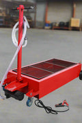 120L oil drain tank with 12V electric pump and hose
Low-profile portable red fluid transfer tank with wheels
Foldable handle oil drain tank for vehicle maintenance
Workshop fluid removal tank with mesh debris screen
Iron body fuel and oil tank with 110V electric pump