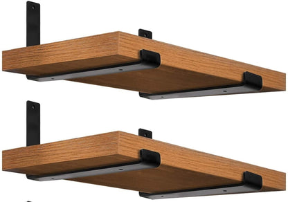 New Metal 4 - Piece Heavy Duty Shelf Bracket Set – Strong Wall Support 6210810 - with 8″ Heavy Duty Shelf Bracket | Sold by Uncle Wiener's Wholesale