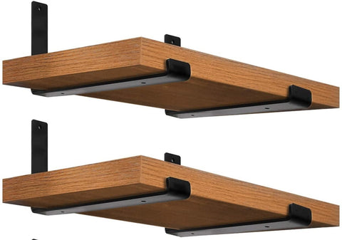 New Metal 4 - Piece Heavy Duty Shelf Bracket Set – Strong Wall Support 6210810 - with 8″ Heavy Duty Shelf Bracket | Sold by Uncle Wiener's Wholesale
