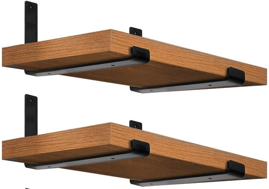 New Metal 4 - Piece Heavy Duty Shelf Bracket Set – Strong Wall Support 6210810 - with 8″ Heavy Duty Shelf Bracket | Sold by Uncle Wiener's Wholesale