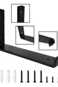 New Metal 4 - Piece Heavy Duty Shelf Bracket Set – Strong Wall Support 6210810 - with 8″ Heavy Duty Shelf Bracket | Sold by Uncle Wiener's Wholesale