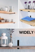 New Metal 4 - Piece Heavy Duty Shelf Bracket Set – Strong Wall Support 6210810 - with 8″ Heavy Duty Shelf Bracket | Sold by Uncle Wiener's Wholesale