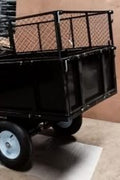 Metal ATV & Lawn Mower Utility Trailer – 1,000 lb capacity with steel dump bed and pneumatic tires, model BTC001