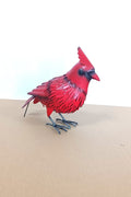 Red Cardinal Figurine: Red Metal Cardinal Garden Statue for Outdoor Yard Decoration

Blue Jay Figurine: Blue Metal Blue Jay Bird Sculpture – Outdoor Garden Art

Both Birds: Set of Metal Bird Yard Art Statues – Red Cardinal & Blue Jay

Close-ups: Close-Up View of Hand-Painted Outdoor Bird Figurines