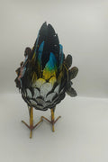 New Metal Chicken Garden Statue – Outdoor Farmhouse Decor for Lawn, Yard, or Patio 118540 - with | Sold by Uncle Wiener's Wholesale
