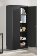 "Heavy-Duty Metal Garage Storage Cabinet – Double Door Organizer"

"Black Steel Garage Cabinet for Workshops and Offices"

"Lockable Steel Garage Storage Cabinet with Adjustable Shelves"

