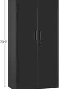 "Heavy-Duty Metal Garage Storage Cabinet – Double Door Organizer"

"Black Steel Garage Cabinet for Workshops and Offices"

"Lockable Steel Garage Storage Cabinet with Adjustable Shelves"

