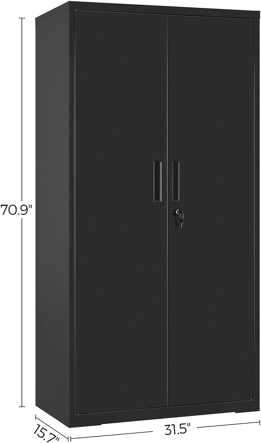 "Heavy-Duty Metal Garage Storage Cabinet – Double Door Organizer"

"Black Steel Garage Cabinet for Workshops and Offices"

"Lockable Steel Garage Storage Cabinet with Adjustable Shelves"

